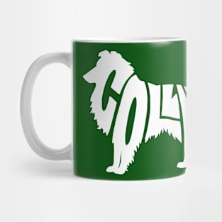 Collie white Mug